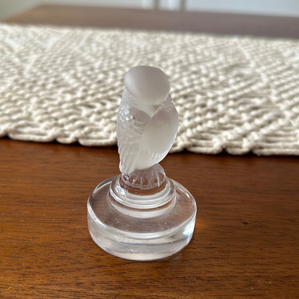 Vintage Lalique Crystal bird
